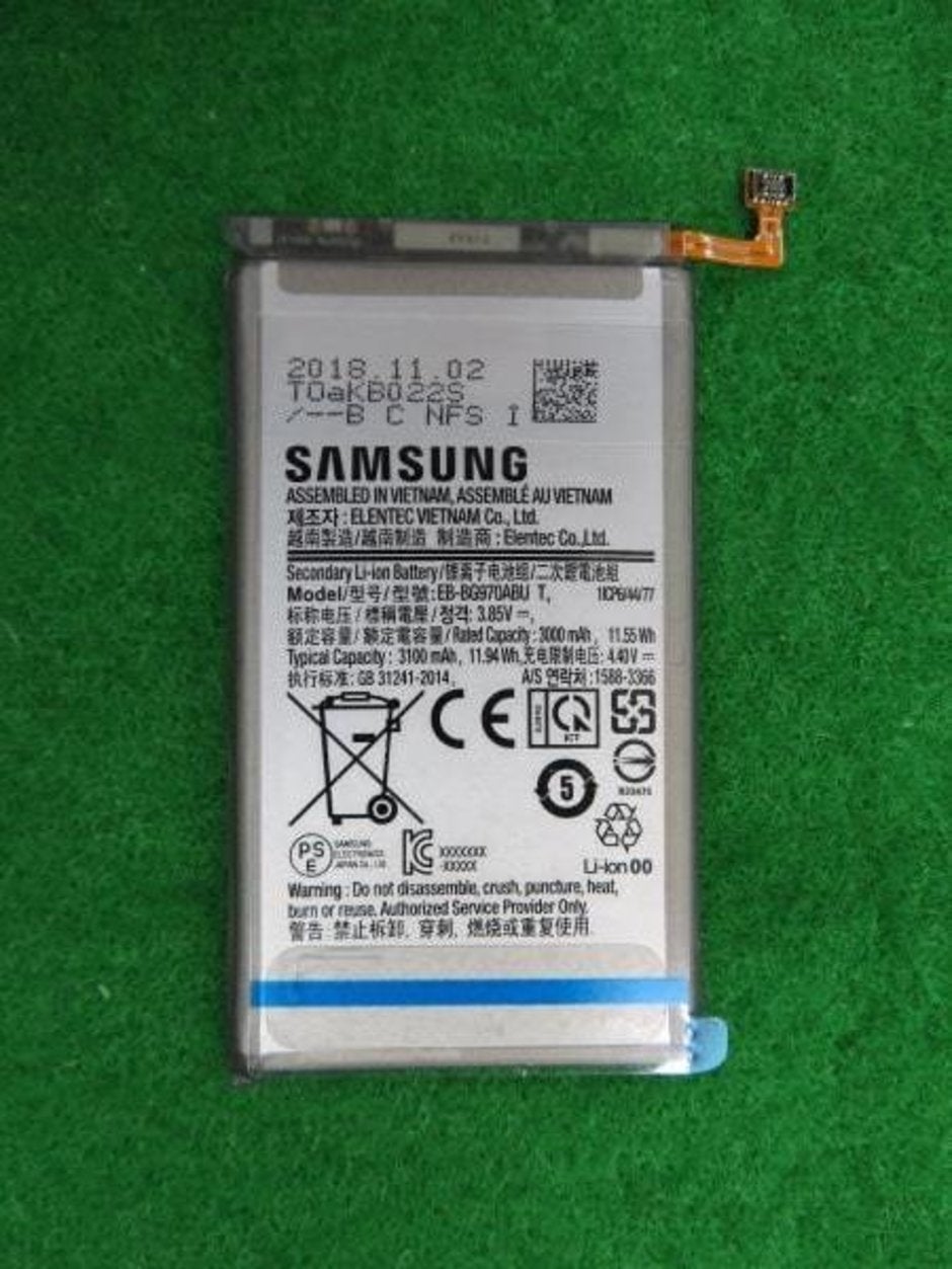 The Samsung Galaxy S10 Lite will include a 3,100mAh battery
