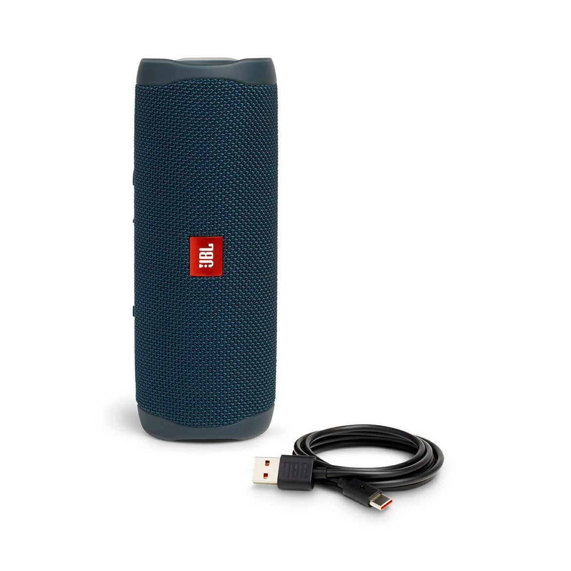 The JBL Flip 5 is a water-resistant Bluetooth speaker with 12 hours of battery life - Water-resistant JBL Flip 5 and kid-friendly JBL JR POP wireless speakers announced at CES 2019