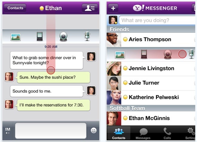 Yahoo Messenger now available for the Apple iPhone, brings 3G video chat