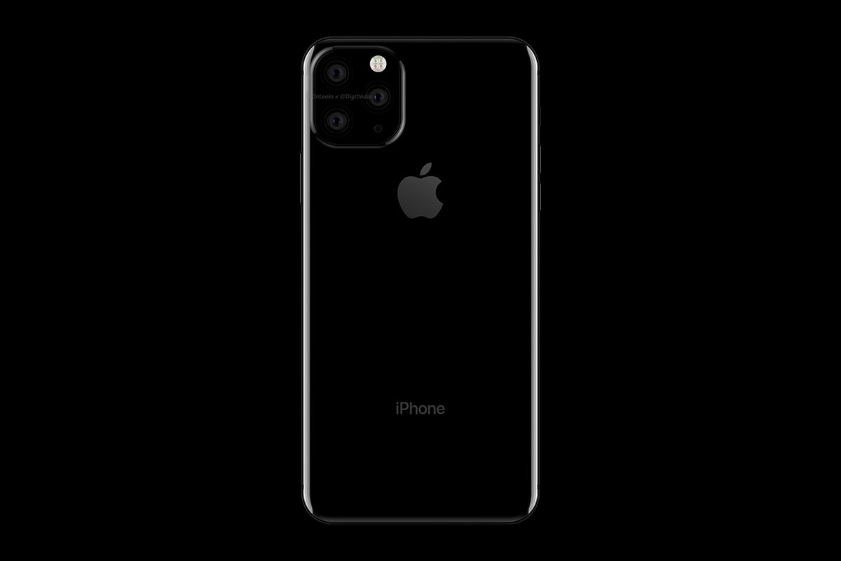 iPhone XI Max with triple camera, render by Digit.in - WSJ reveals 2019 iPhone lineup details