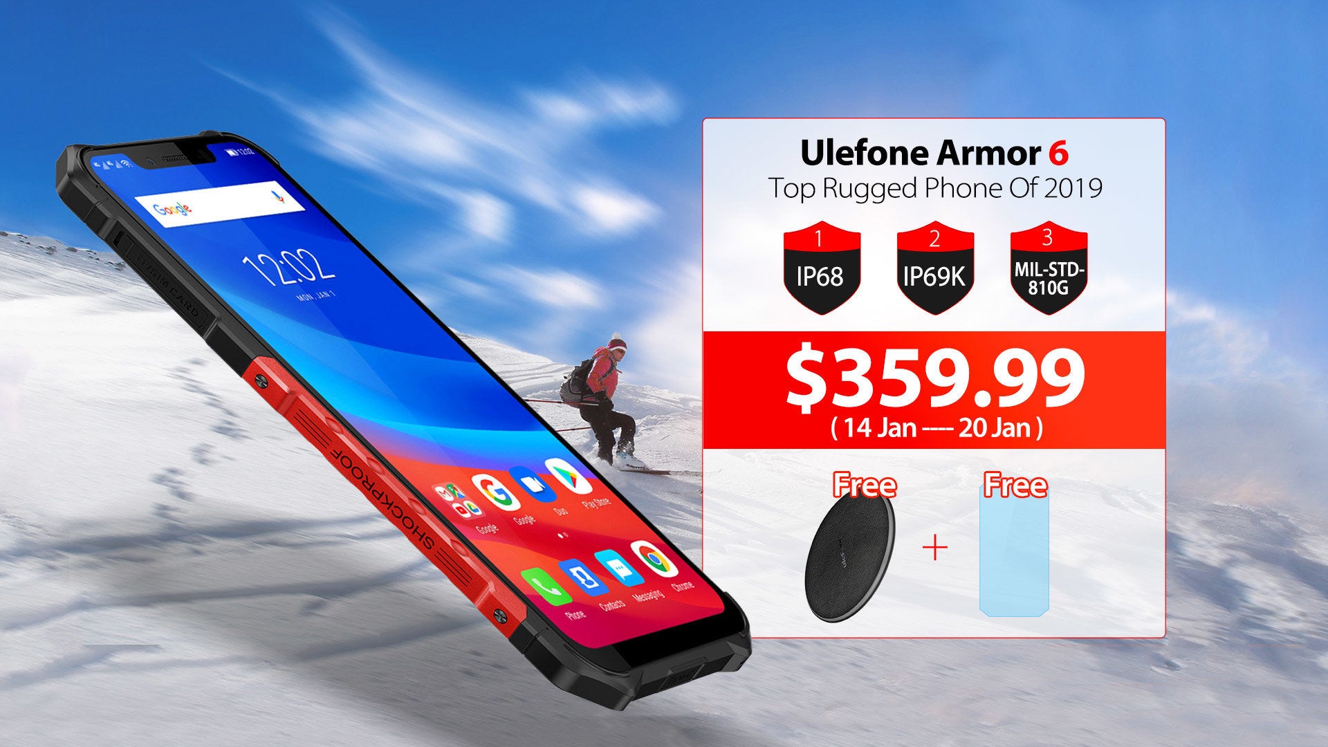 The Ulefone Armor 6 is the phone that will go through anything alongside you