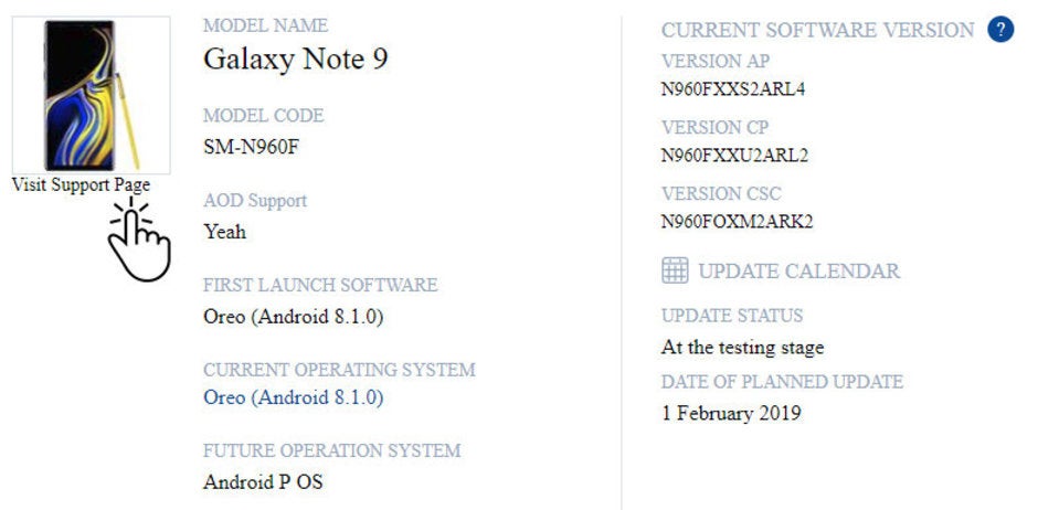 Samsung Galaxy Note 9 Android Pie update may have been delayed until February