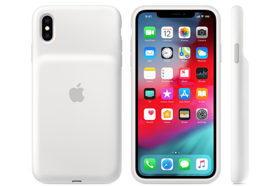 The Smart Battery Case is also available in White - iPhone XS/XR Smart Battery Cases go official with Qi charging support