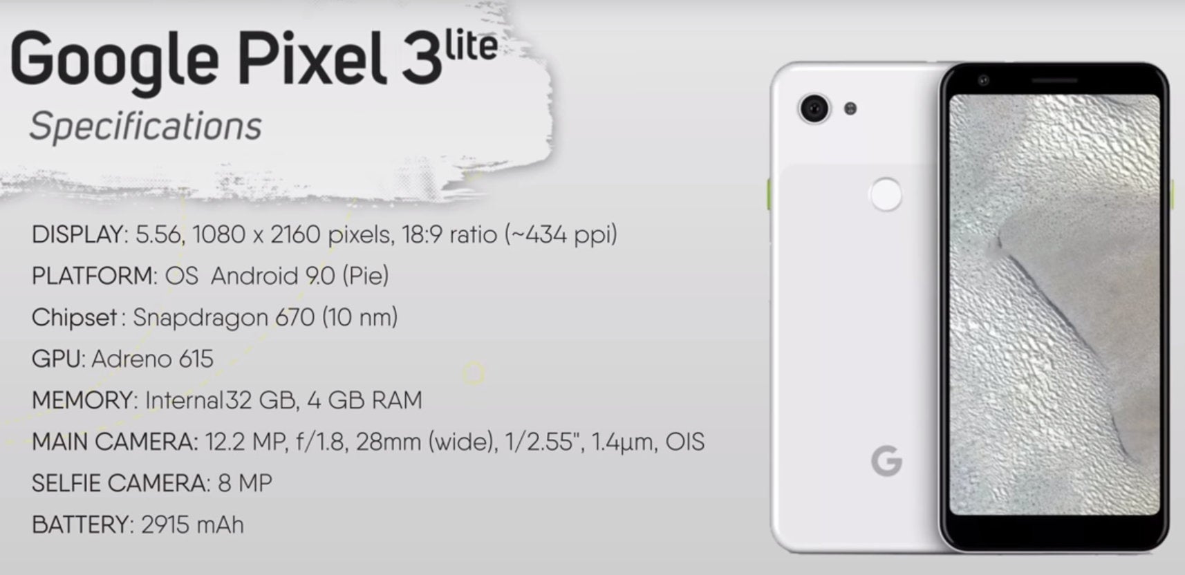 Google Pixel 3 Lite gets reviewed on video ahead of official announcement