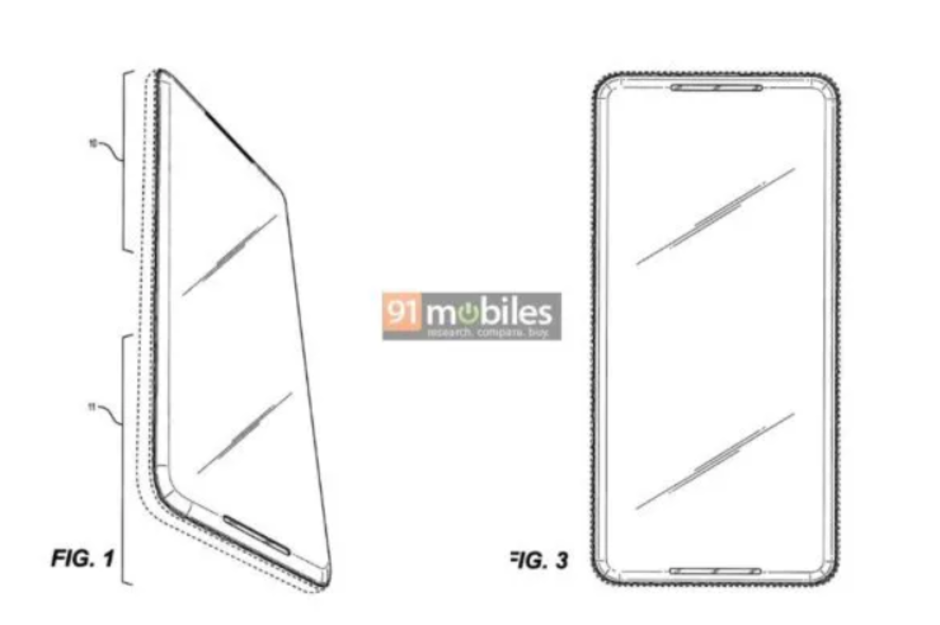 Google Pixel phone with bezel-less display and stereo speakers - The Google Pixel 4 could feature a bezel-less display and stereo speakers, patent suggests