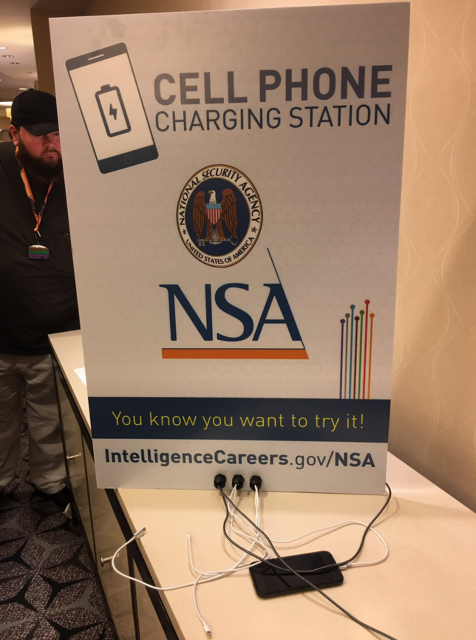 Would you plug your phone into an NSA charging station? - Would you ever be desperate enough to use a charging station made by a U.S. spy agency?