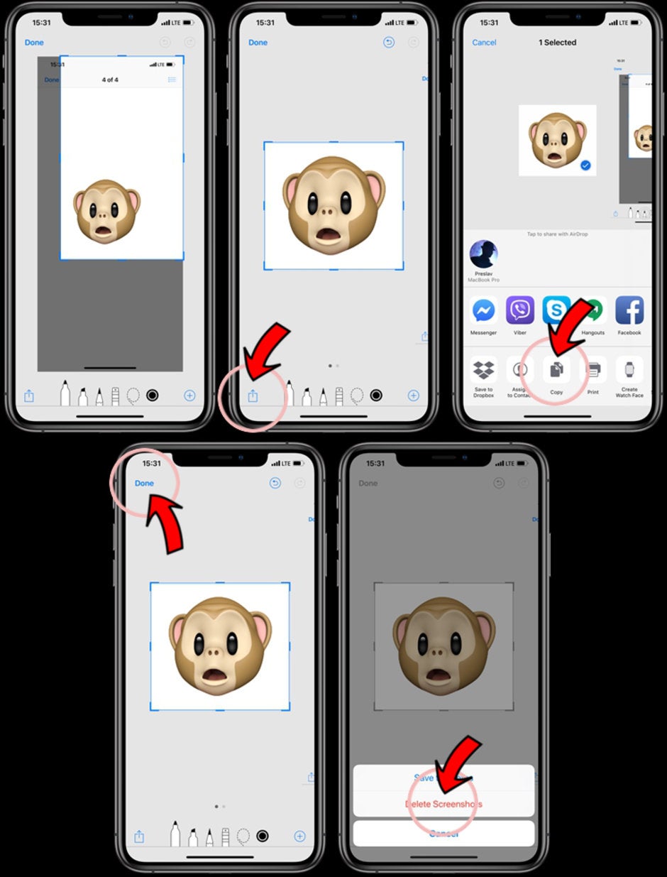 How to send Animoji in Facebook Messenger, WhatsApp, email, anywhere you desire...