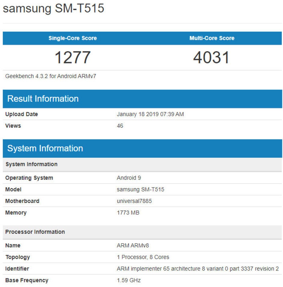 Samsung is not giving up on the entry-level Android tablet market, new device coming soon