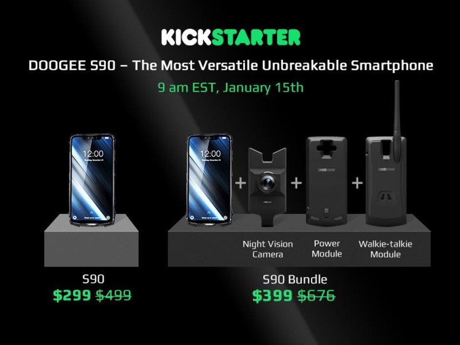 The super-rugged Doogee S90 sports a massive battery, cool modules, fair price