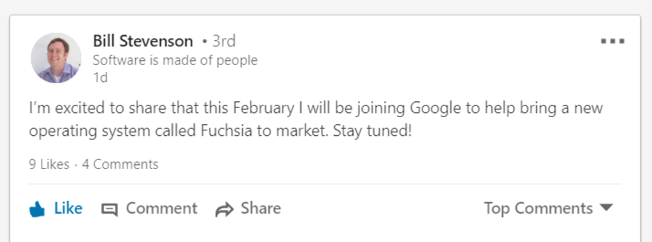 Google hires Apple veteran to help bring new OS, Fuchsia, to market