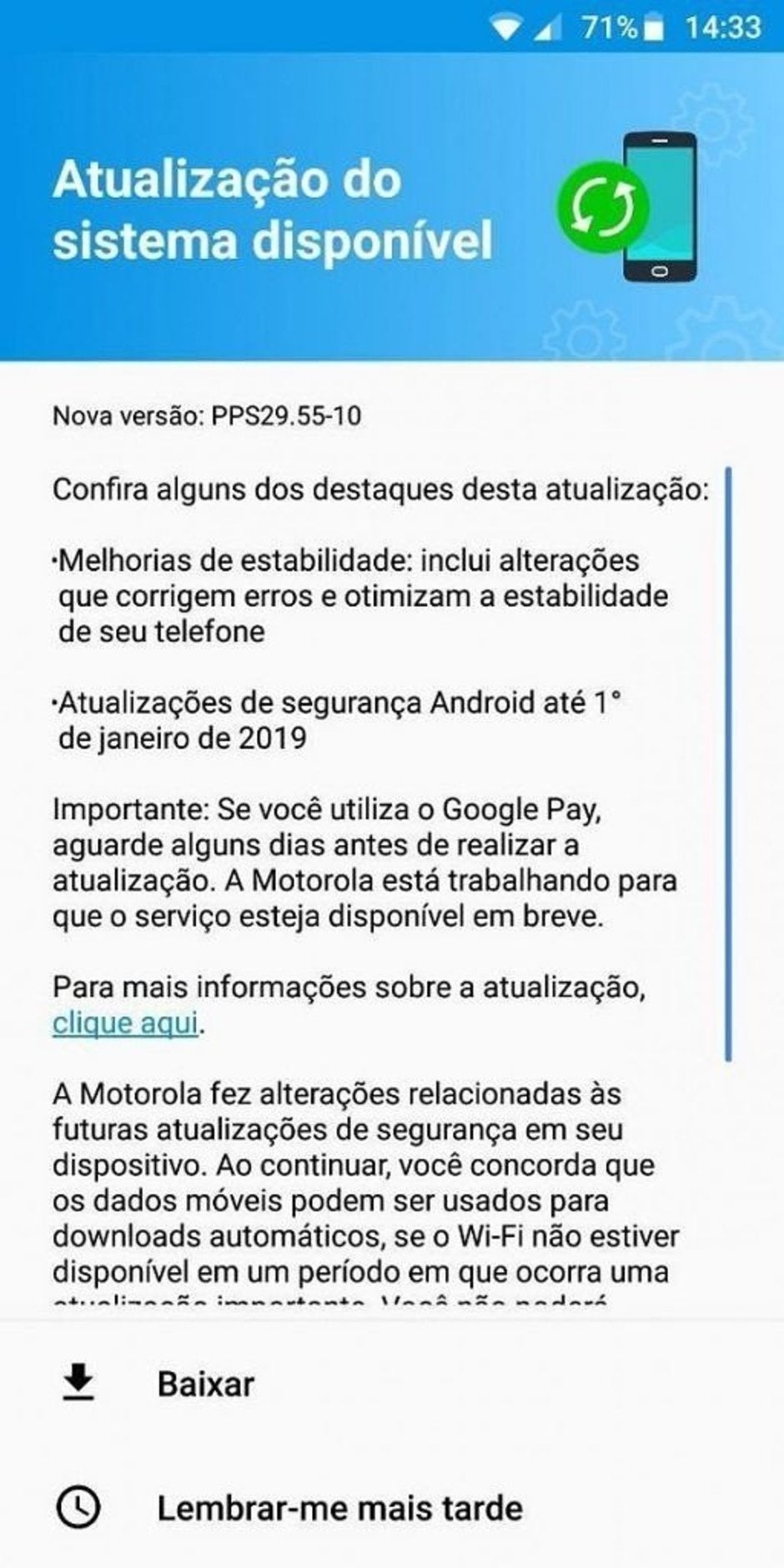 Motorola gearing up for Moto G6 and Moto G6 Play Android 9 Pie roll-out