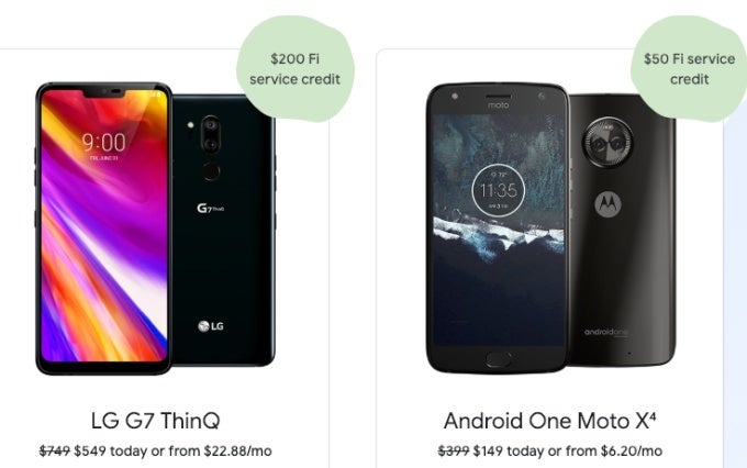 Latest Google Fi deals include $149 Moto X4 with free $50 credit
