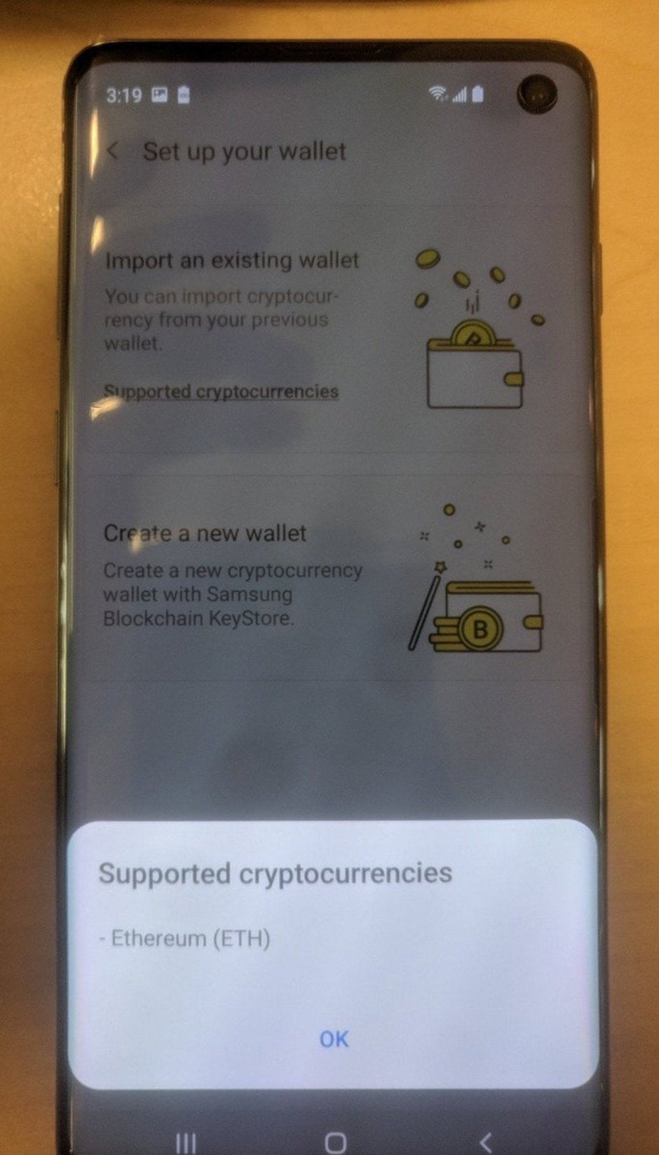 Samsung tipped to launch cryptocurrency wallet system with Galaxy S10