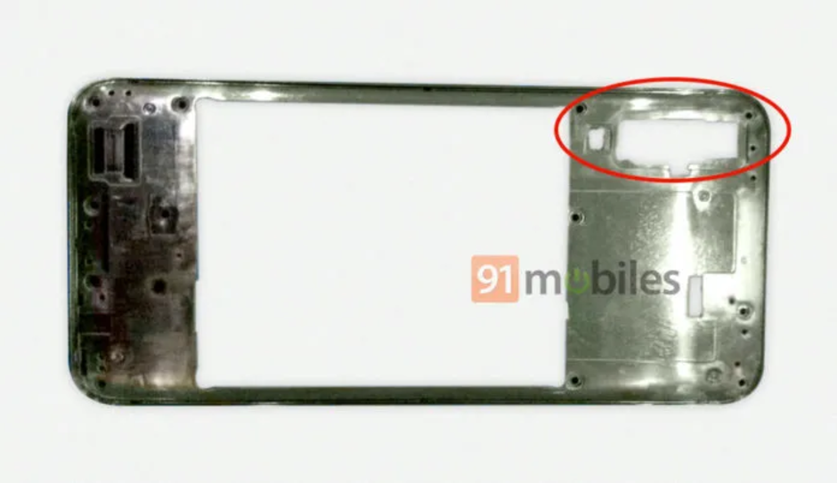 A camera layout we're familiar with thanks to the Galaxy A7 - Parts images show upcoming Samsung midranger will also sport the teardrop notch