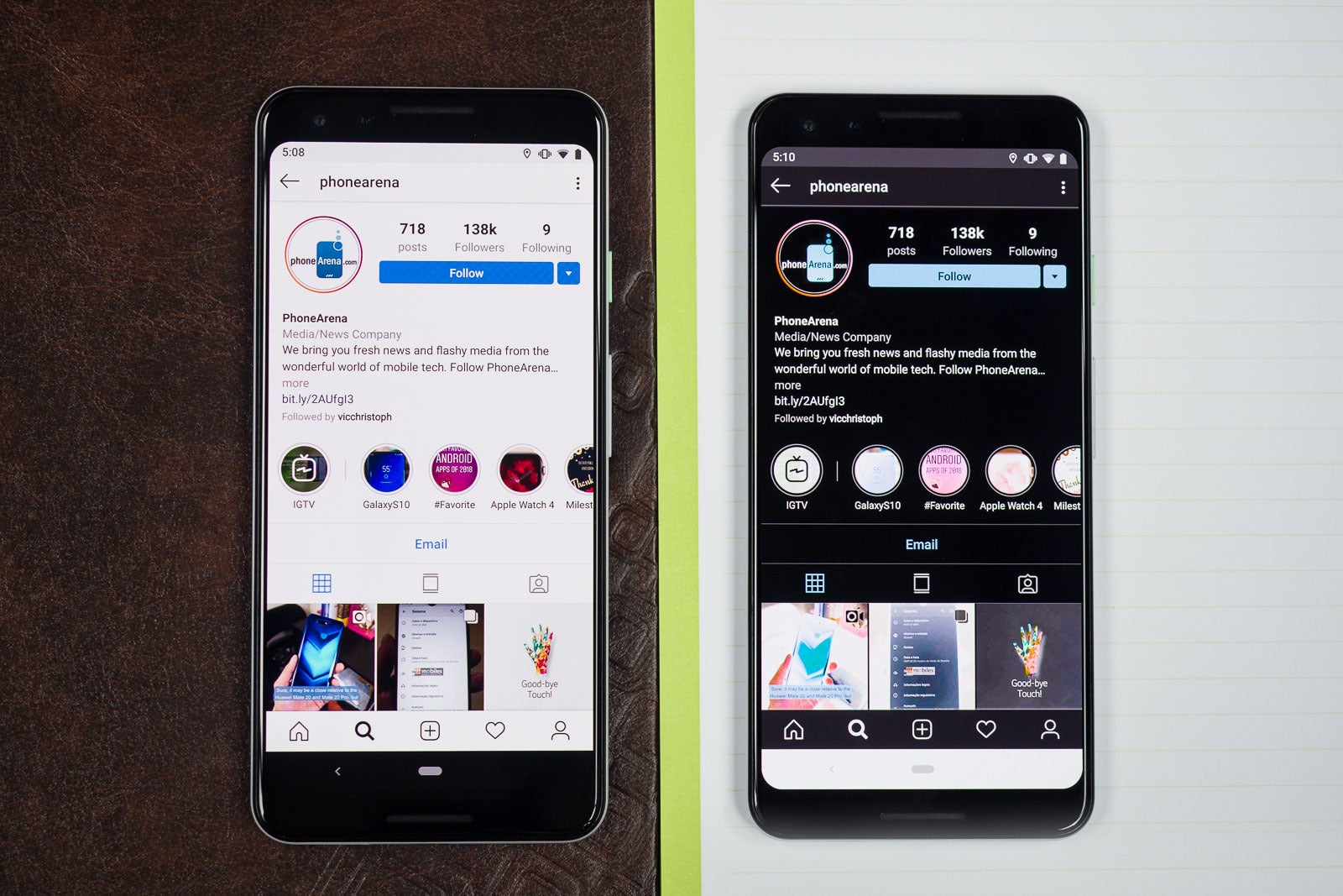 With apps, we had to simulate a dark theme by inverting screen colors - Android Q dark mode: how much battery power would it save?