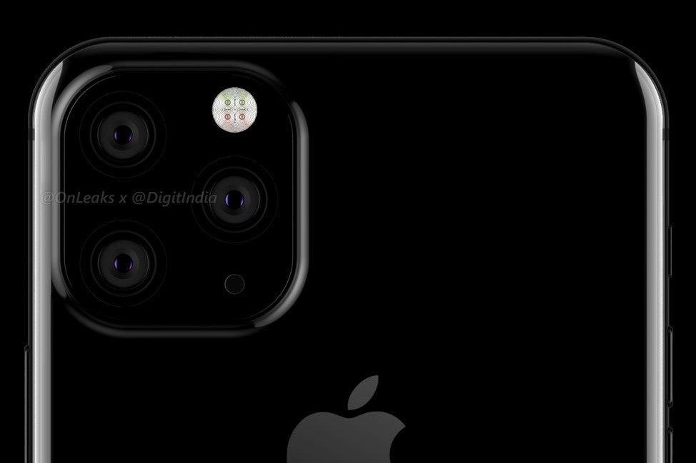 Another possible iPhone XI design - Apple&#039;s future iPhones &amp; iPads just got detailed: triple-cameras, iOS 13 and 3D sensors