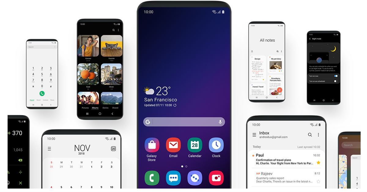 The new Samsung One UI looks interesting. Sadly, it&#039;s not yet available in the US - Android updates in the US are forever broken