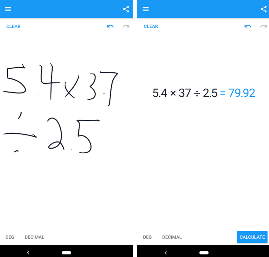 My Script Calculator 2 lets you input equations with your finger - Unique calculator app is free for one week only in the Google Play Store ($3 from the App Store)