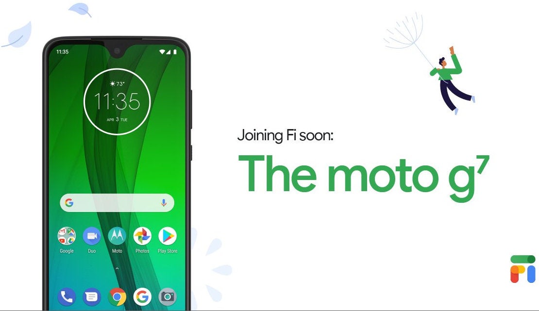 Moto G7 coming soon to Google Fi