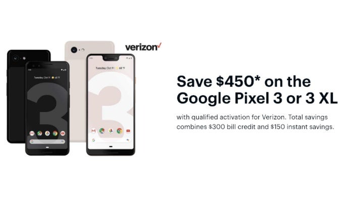 Google's Pixel 3 and Pixel 3 XL get all-time high $450 discounts with monthly installments