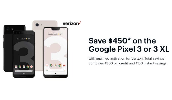 Google&#039;s Pixel 3 and Pixel 3 XL get all-time high $450 discounts with monthly installments