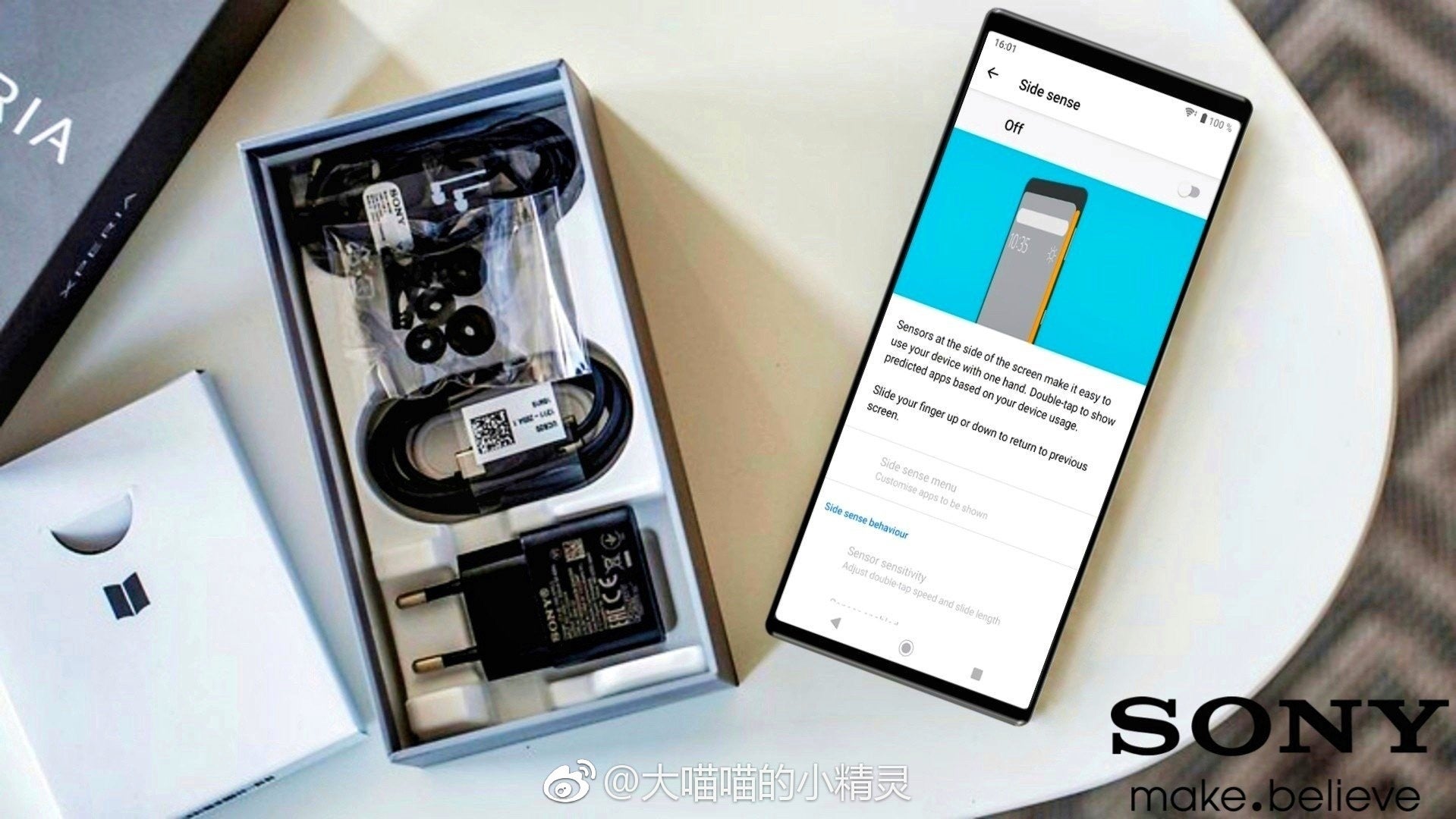 The Sony Xperia XZ4 shows up in a live image, except it doesn’t