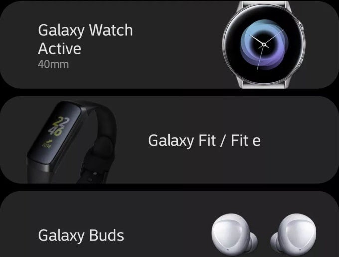 Samsung gets sloppy, revealing all three wearables due for a release next week