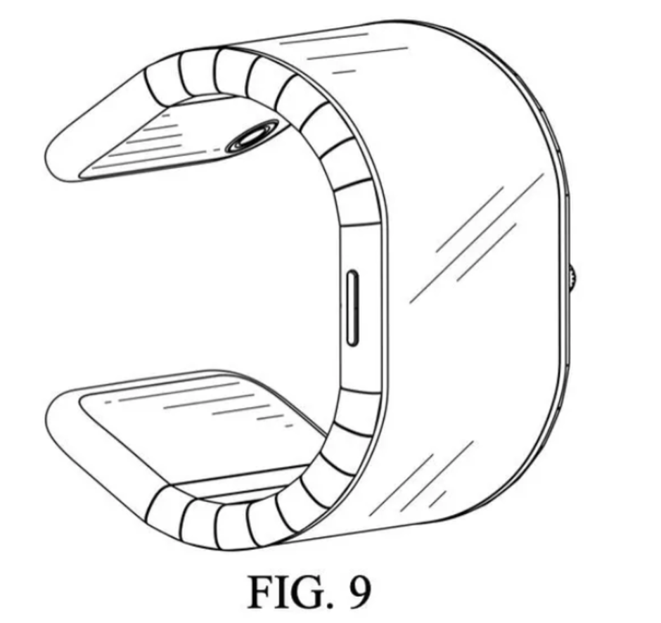 Image from TCL patent application - TCL working on foldable design that will make an 11-year old concept come true