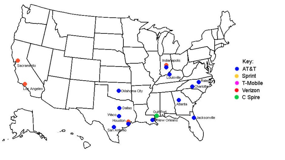 5G coverage map by cellularmaps.com - The new Samsung Galaxy S10, S10+, S10e, S10 5G smartphones are official, here&#039;s everything you need to know!