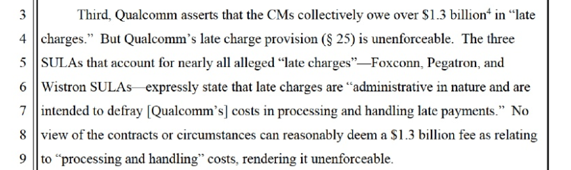 Forget the unreasonable royalties, Qualcomm wants to charge Apple contractors $1.3 billion in &quot;processing and handling&quot; fees