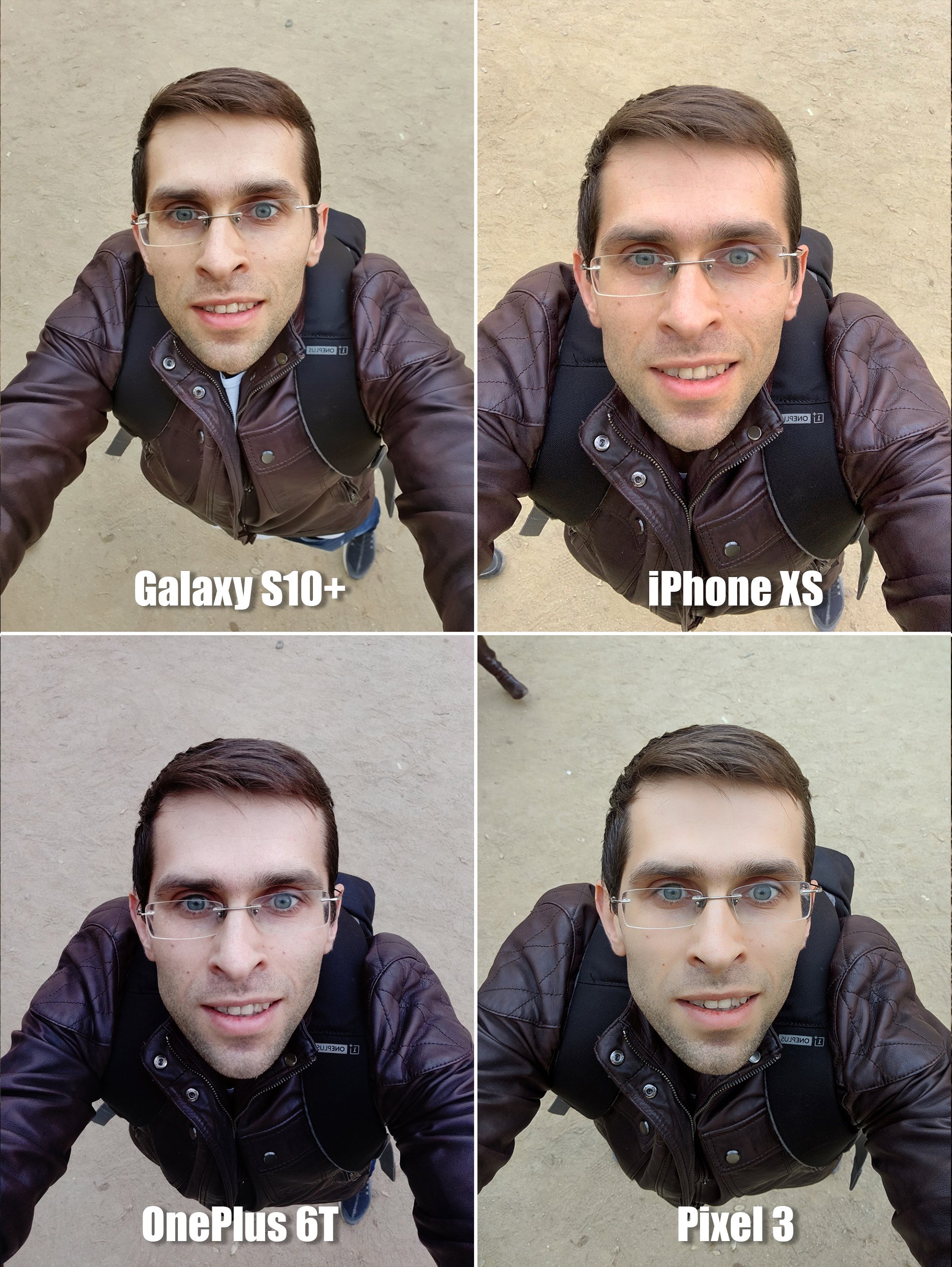 Selfie comparison: Galaxy S10+ vs iPhone XS, Pixel 3, OnePlus 6T