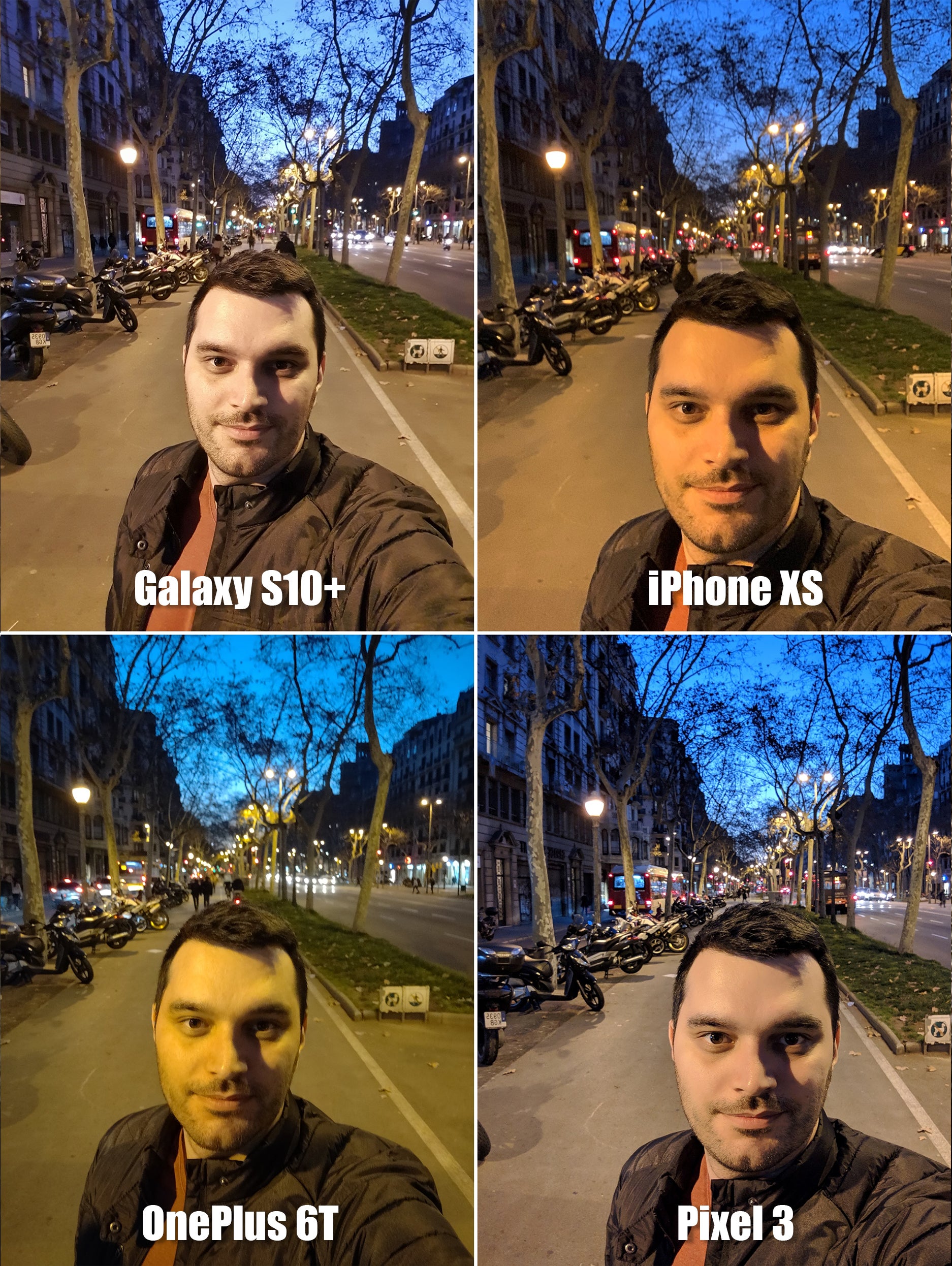 Selfie comparison: Galaxy S10+ vs iPhone XS, Pixel 3, OnePlus 6T