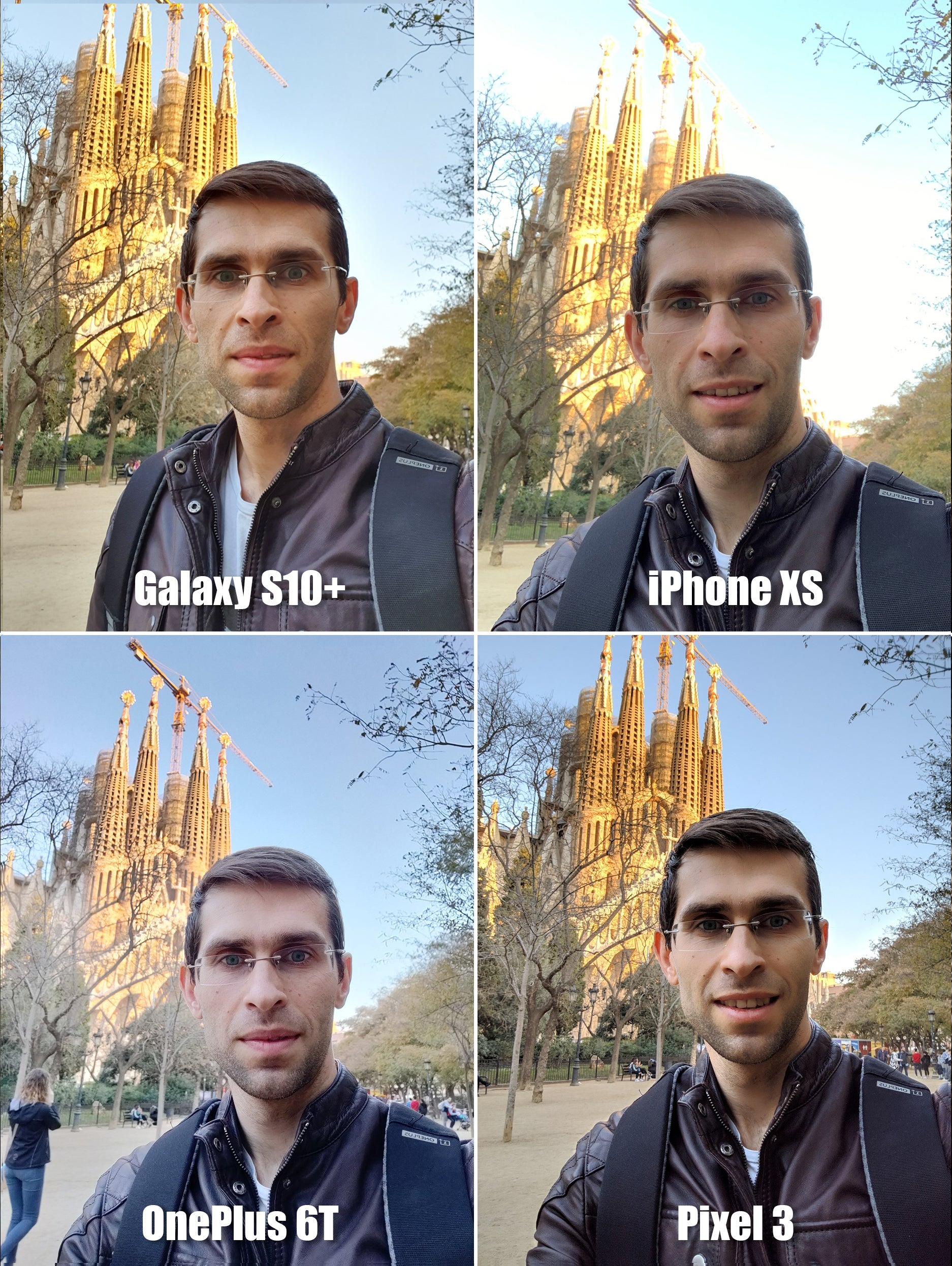 Selfie comparison: Galaxy S10+ vs iPhone XS, Pixel 3, OnePlus 6T