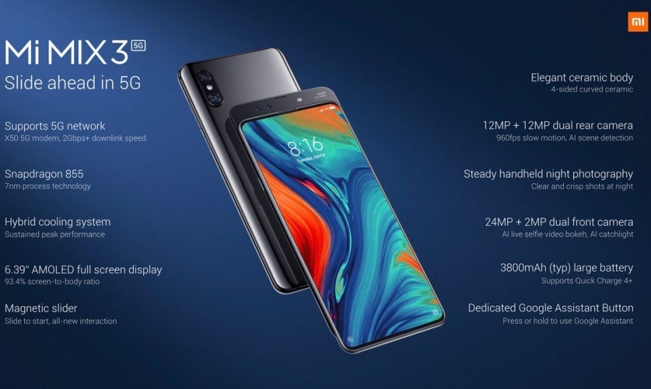 The Xiaomi Mi Mix 3 5G is here, and... it's not that expensive