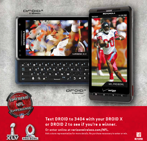 Win a trip to the Super Bowl or the Pro Bowl courtesy of Verizon Wireless