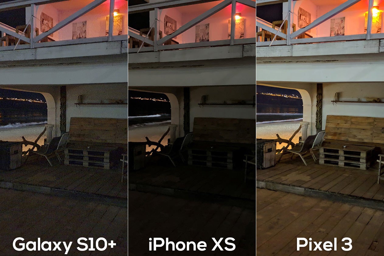 Galaxy S10+ vs Pixel 3 vs iPhone XS: NIGHT camera comparison