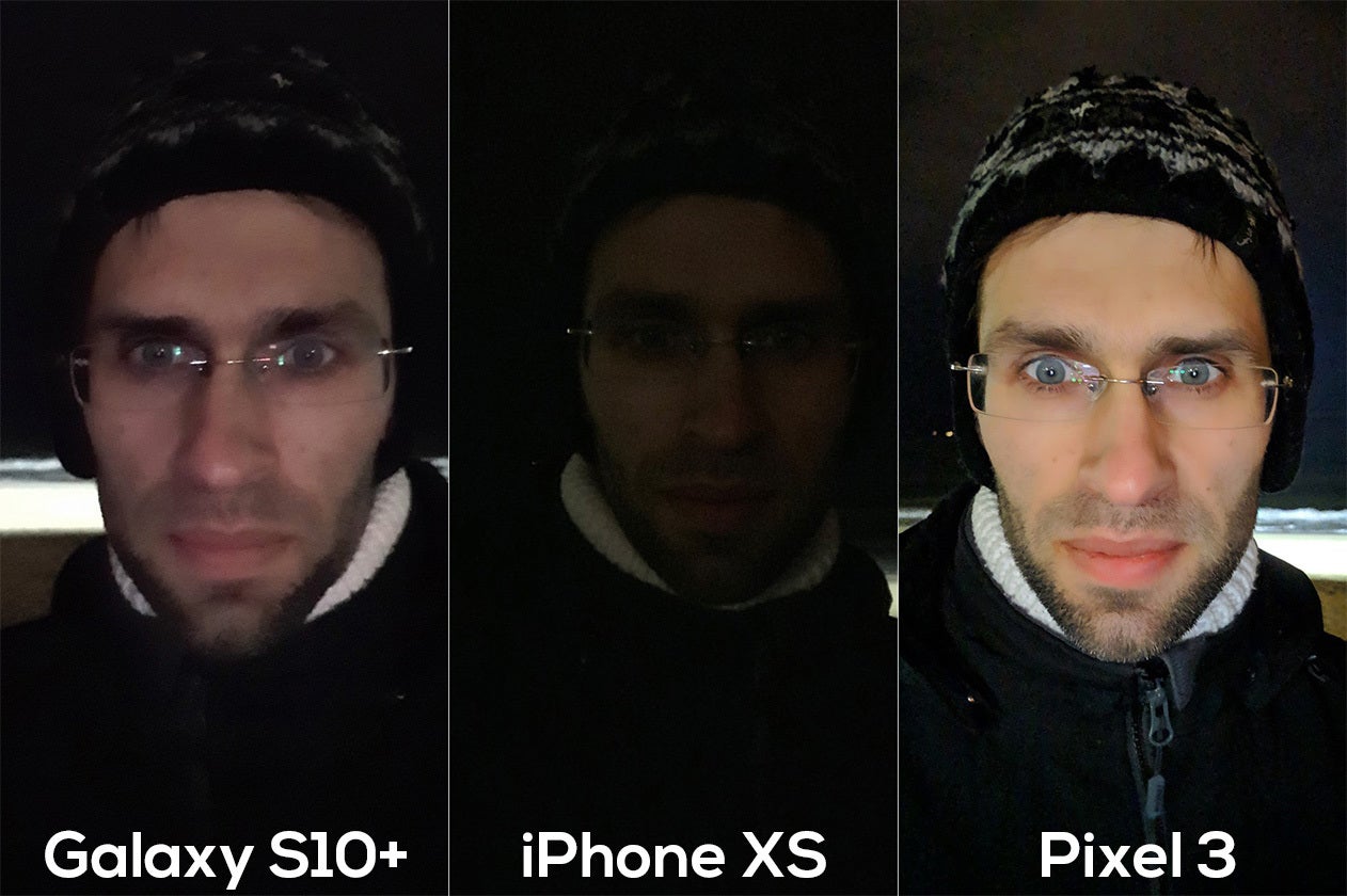 Galaxy S10+ vs Pixel 3 vs iPhone XS: NIGHT camera comparison