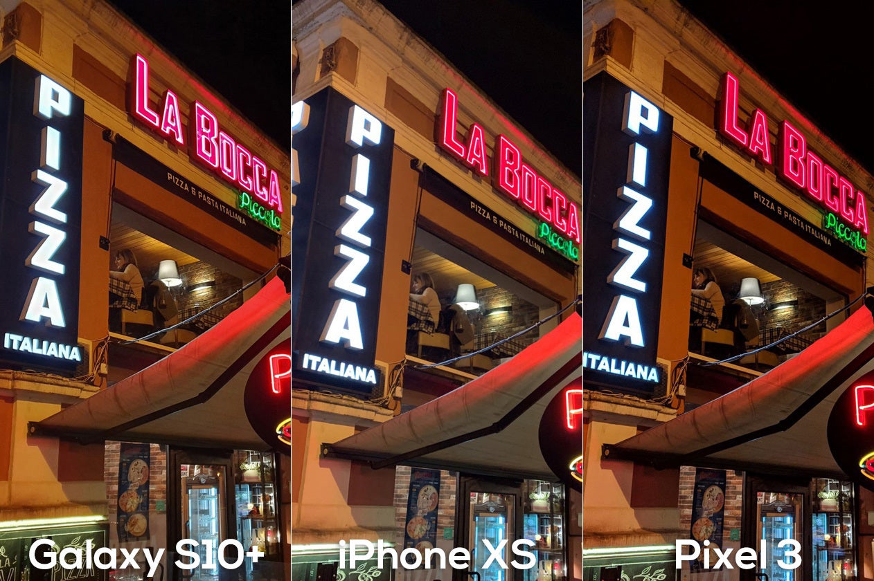 Galaxy S10+ vs Pixel 3 vs iPhone XS: NIGHT camera comparison