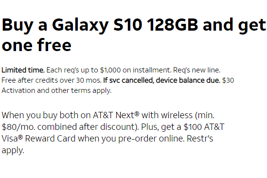 Best Galaxy S10 deals at T-Mobile, Verizon, AT&amp;T, Best Buy, Walmart and Samsung