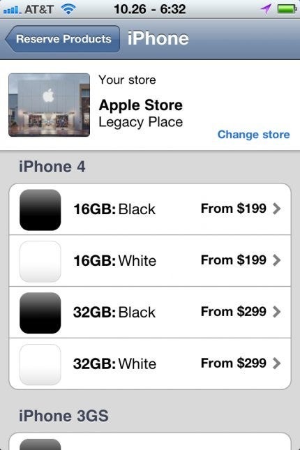 Apple iPhone 4 in white is being made as a selection? - White iPhone 4 is made as a selection in Apple’s ‘Store’ app