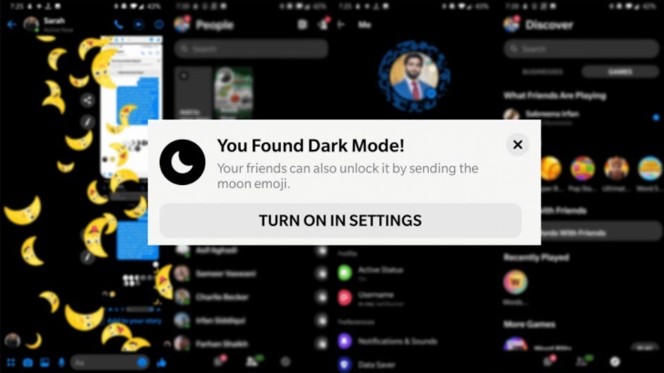Facebook Messenger users worldwide can try out dark mode with a simple trick