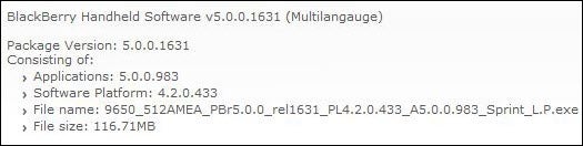 Official OS 5.0.0.983 for the Sprint BlackBerry Bold 9650 is ready - Sprint officially pushes out OS 5.0.0.983 for the BlackBerry Bold 9650