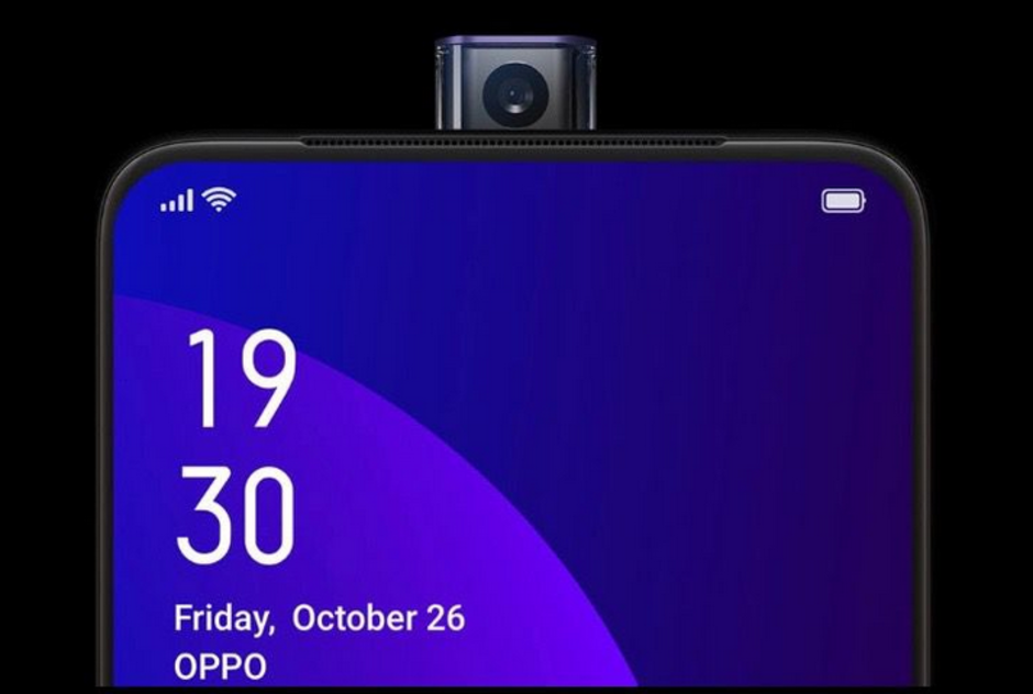 The Oppo F11 Pro features a 16MP pop-up selfie camera - Oppo's new phone "confirms" new feature for the OnePlus 7