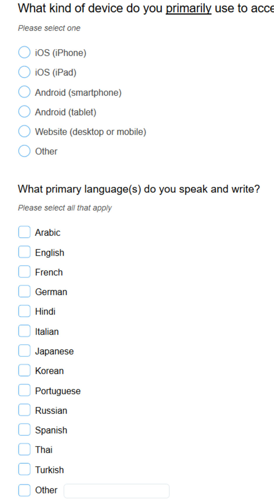 Those with an iOS device can fill out this survey to try an get accepted for Twitter's prototype program - Selected iOS users are receiving Twitter's prototype app Twttr