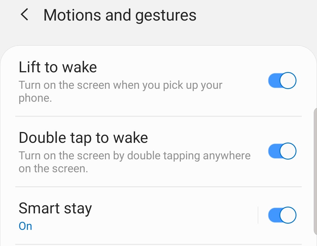 Got a Galaxy S10? You'll find out that... no LED notification, but tap to wake and more