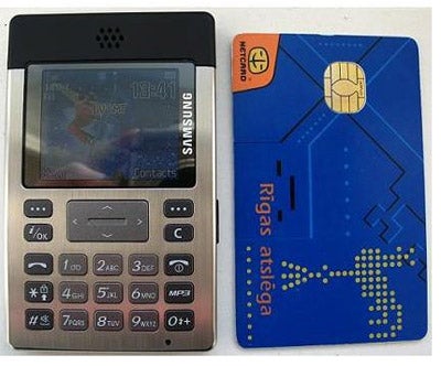 Samsung&#039;s credit card sized SGH-P300 phone