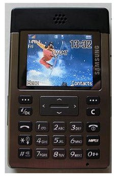 Samsung's credit card sized SGH-P300 phone