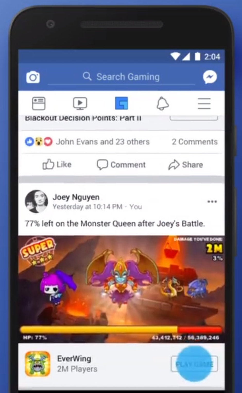 Facebook bets big on entertainment, adds new tab on its mobile app