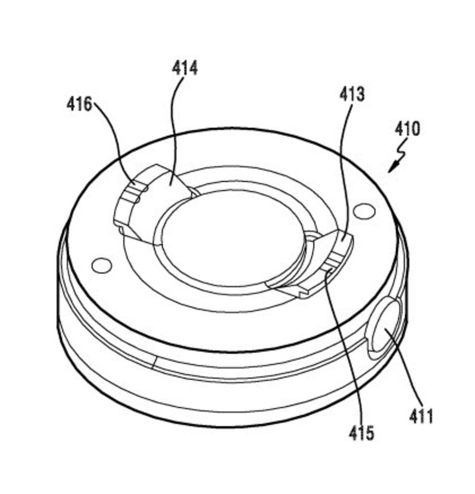 The rear side of a detachable camera - Samsung believes a foldable smartphone with removable camera is a good idea