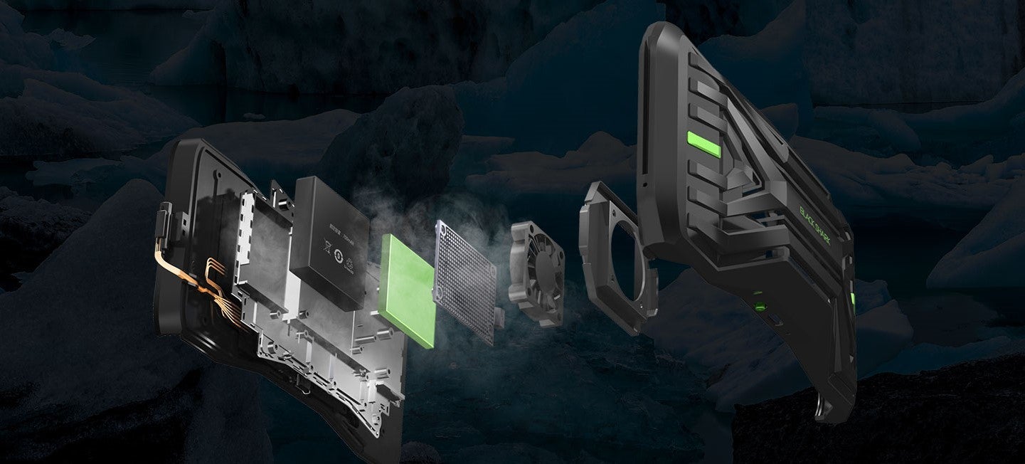 Xiaomi Black Shark 2 Cooling Case - Xiaomi Black Shark 2 announced with big focus on gaming and 12GB of RAM